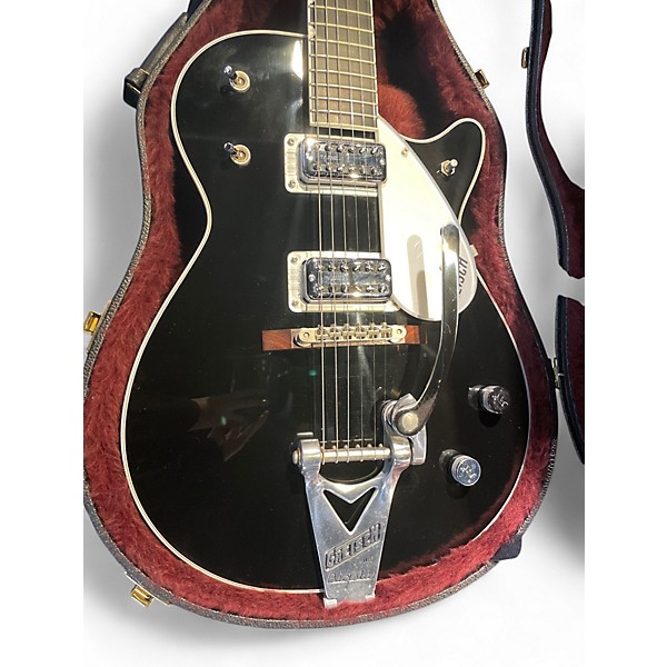 Used 2008 Gretsch Guitars 6128T Black Hollow Body Electric Guitar