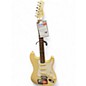 Used Memphis Strat Vintage White Solid Body Electric Guitar thumbnail