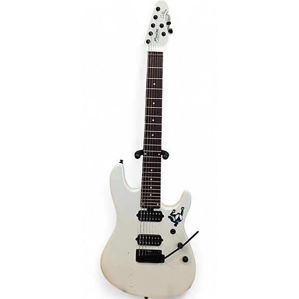 Used Sterling by Music Man Jason Richardson Cutlass Pearl White Solid Body Electric Guitar