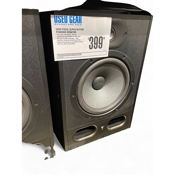 Used Focal Alpha 80 Pair Powered Monitor