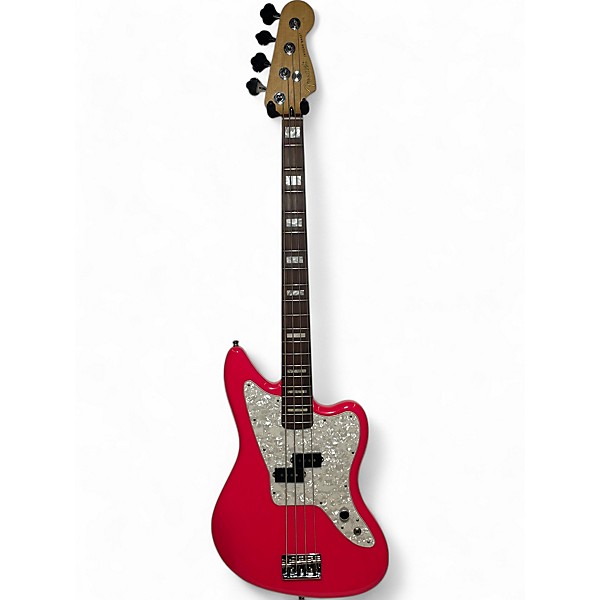 Used 2022 Fender Mark hopped hmnim custom class Pink Electric Bass Guitar