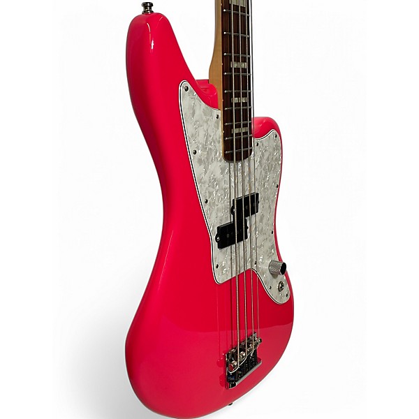 Used 2022 Fender Mark hopped hmnim custom class Pink Electric Bass Guitar
