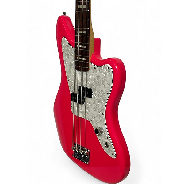 Used 2022 Fender Mark hopped hmnim custom class Pink Electric Bass Guitar