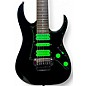 Used 2017 Ibanez UV70 Universe Steve Vai Signature 7 String Black Solid Body Electric Guitar thumbnail