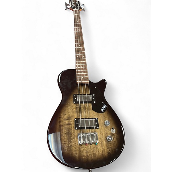 Used Gretsch Guitars Used Gretsch Guitars G2220 Electromatic Junior Jet Bass II Tobacco Sunburst Electric Bass Guitar