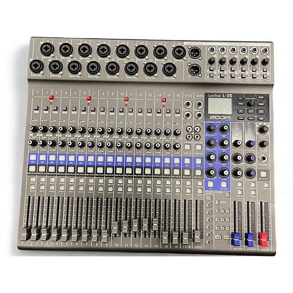 Used Zoom LIVETRAK L-20 Unpowered Mixer