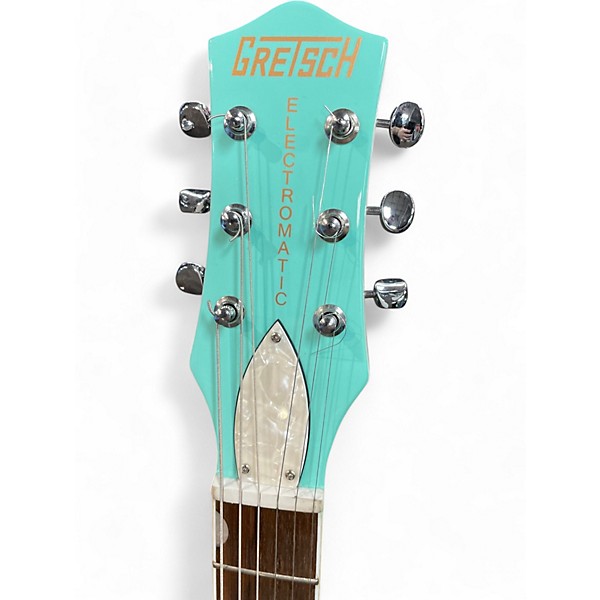 Used Gretsch Guitars Used Gretsch Guitars G5237 Surf Green Solid Body Electric Guitar