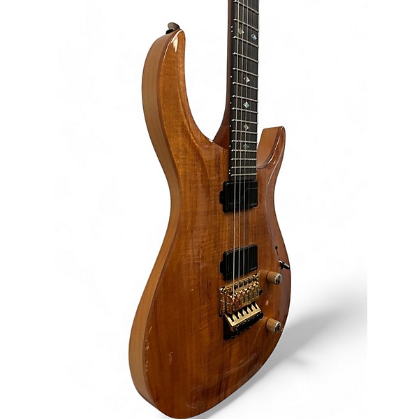 Used KIESEL CRESCENT Natural Solid Body Electric Guitar