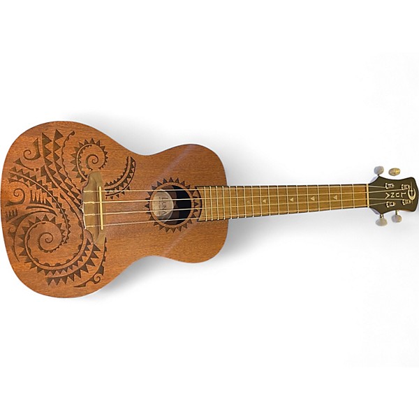 Used Luna Used Luna Concert Tattoo Mahogany Ukulele