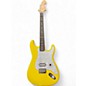 Used Fender Used Fender Deluxe Stratocaster Graffiti Yellow Solid Body Electric Guitar thumbnail