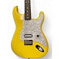 Used Fender Used Fender Deluxe Stratocaster Graffiti Yellow Solid Body Electric Guitar