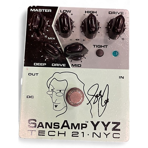 Used Tech 21 sansamp yyz Bass Effect Pedal