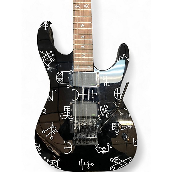 Used ESP KIRK HAMMETT DEMONOLOGY Black Solid Body Electric Guitar