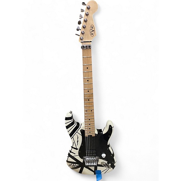 Used EVH Used EVH 78 ERUPTION Black and White Solid Body Electric Guitar