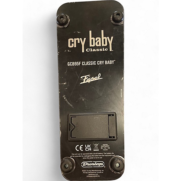 Used Dunlop Used Dunlop GCB95F Crybaby Classic Wah With Fasel Inductor Effect Pedal