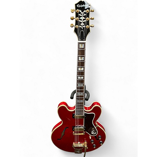 Used Epiphone Used Epiphone 150th Anniversary Semi-Hollow Cherry Solid Body Electric Guitar