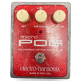 Used Electro-Harmonix Used Electro-Harmonix Micro Pog Polyphonic Octave Generator Effect Pedal