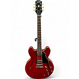 Used Epiphone ES335 Red Hollow Body Electric Guitar