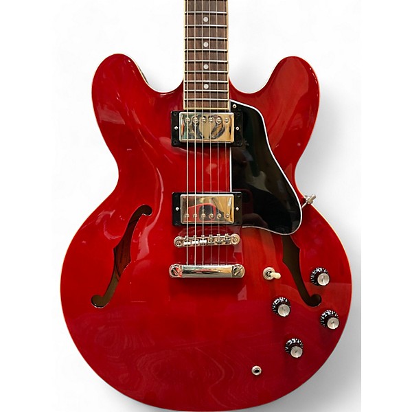 Used Epiphone ES335 Red Hollow Body Electric Guitar