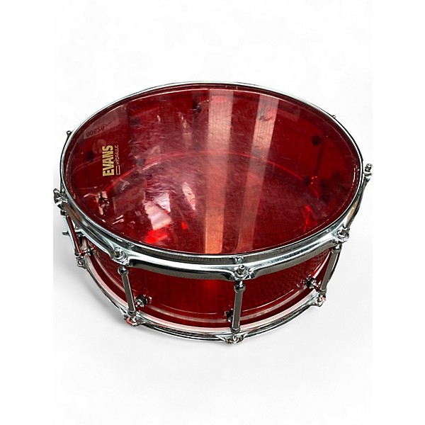 Used RCI Starlite Used RCI Starlite 14X5 14x5 Red Acrylic Trans Red Drum