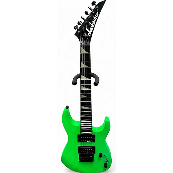 Used Jackson Used Jackson JS1X Minion Neon Green Solid Body Electric Guitar