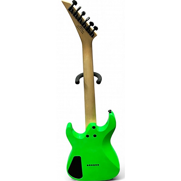 Used Jackson Used Jackson JS1X Minion Neon Green Solid Body Electric Guitar