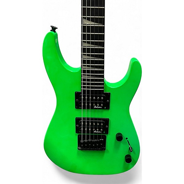 Used Jackson Used Jackson JS1X Minion Neon Green Solid Body Electric Guitar