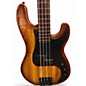 Used Schecter Guitar Research P-4 Exotic faded vintage sunburst Electric Bass Guitar