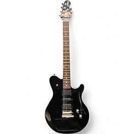 Used Ernie Ball Music Man Used Ernie Ball Music Man Reflex Black and White Solid Body Electric Guitar