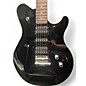 Used Ernie Ball Music Man Used Ernie Ball Music Man Reflex Black and White Solid Body Electric Guitar