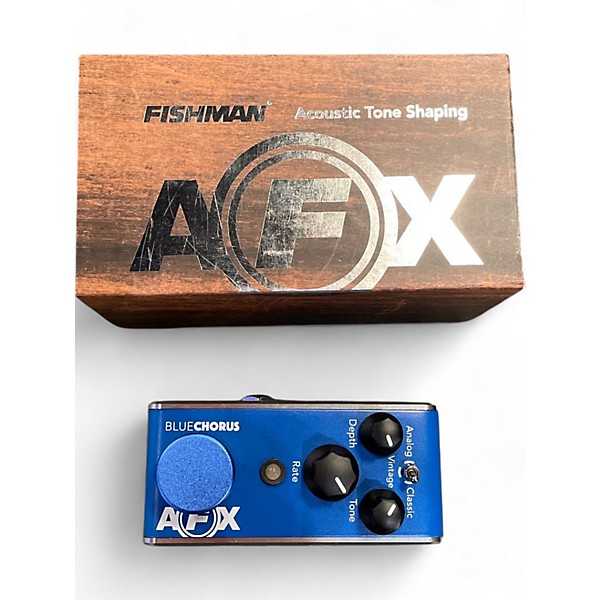 Used Fishman BLUE CHORUS AFX Effect Pedal