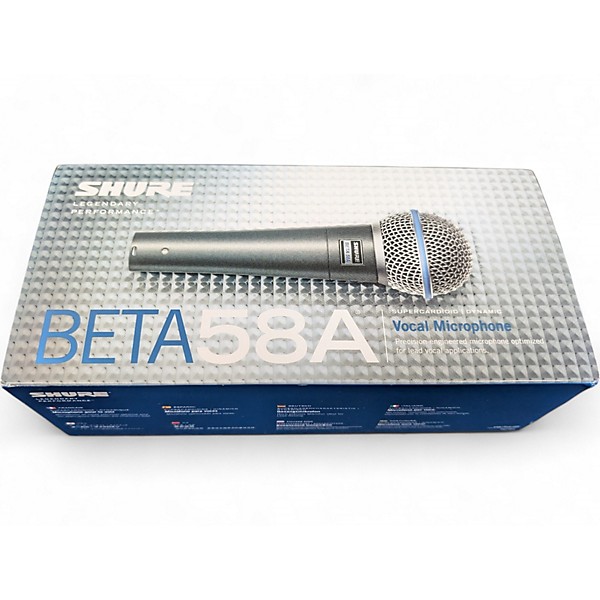 Used Shure Used Shure Beta 58A Dynamic Microphone