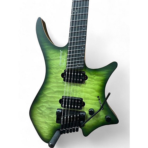 Used strandberg Boden Prog 6 EARTH GREEN Solid Body Electric Guitar