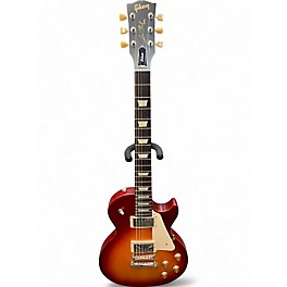 Used 2021 Gibson Les Paul Tribute Cherry Sunburst Solid Body Electric Guitar