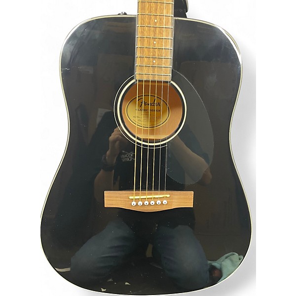 Used Fender Used Fender CD60 Dreadnought Black Acoustic Guitar