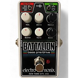 Used Electro-Harmonix Used Electro-Harmonix BATTALION Bass Effect Pedal