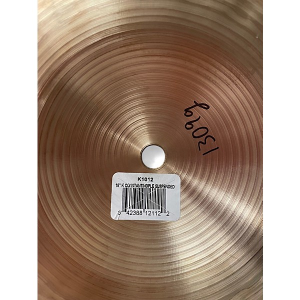 Used Zildjian Used Zildjian K CONSTINOPLE SUSPENDED Cymbal