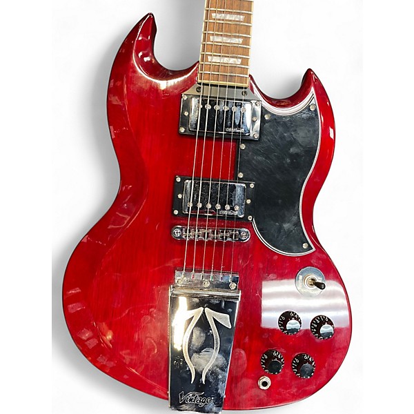 Used Vintage VS6V Wine Red Solid Body Electric Guitar