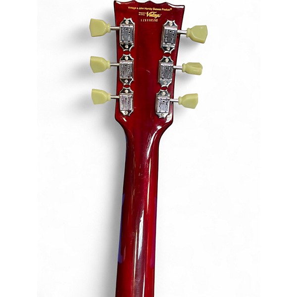 Used Vintage VS6V Wine Red Solid Body Electric Guitar