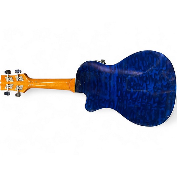 Used Mitchell Used Mitchell MU80XCE-QAB-BL Blue Ukulele