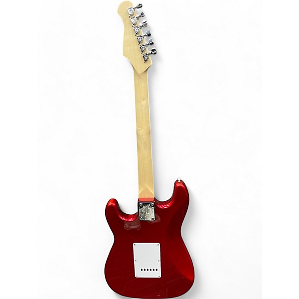 Used Donner Used Donner Standard Series S Style Candy Apple Red Solid Body Electric Guitar