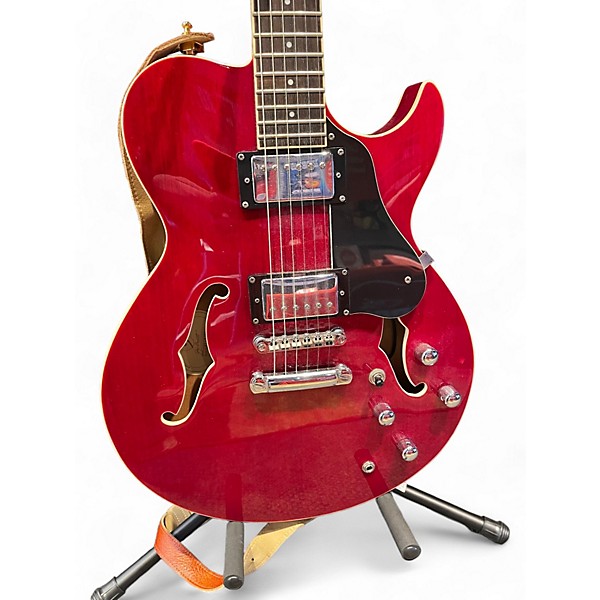 Used Greg Bennett Design by Samick Used Greg Bennett Design by Samick RL-2 Red Hollow Body Electric Guitar