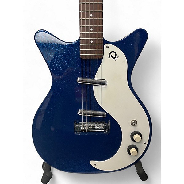 Used Danelectro Used Danelectro '59 NOS plus Blue Sparkle Solid Body Electric Guitar