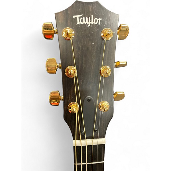 Used Taylor 214CE Deluxe Tobacco Sunburst Acoustic Electric Guitar