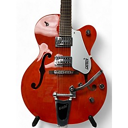 Used Gretsch Guitars Used Gretsch Guitars G5120 Electromatic Orange Hollow Body Electric Guitar