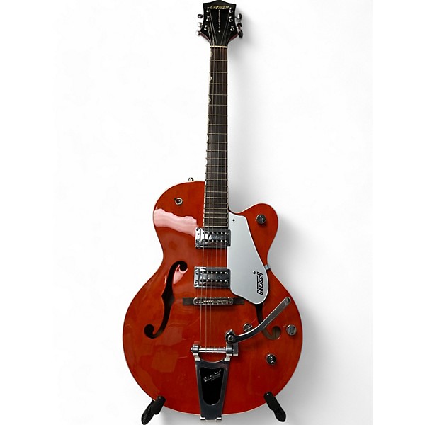 Used Gretsch Guitars Used Gretsch Guitars G5120 Electromatic Orange Hollow Body Electric Guitar