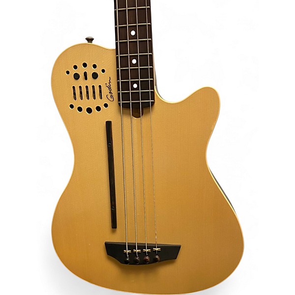 Used Godin Used Godin A4 SA Natural Acoustic Bass Guitar