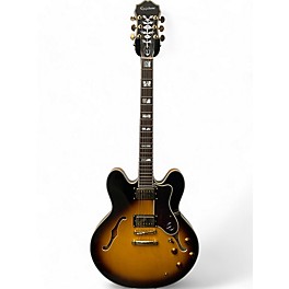 Used Epiphone Sheraton II Vintage Sunburst Hollow Body Electric Guitar