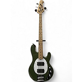 Used Sterling by Music Man Used Sterling by Music Man Sub 4 HH Green Electric Bass Guitar