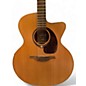 Used Lag Guitars Tramontane Natural Acoustic Electric Guitar